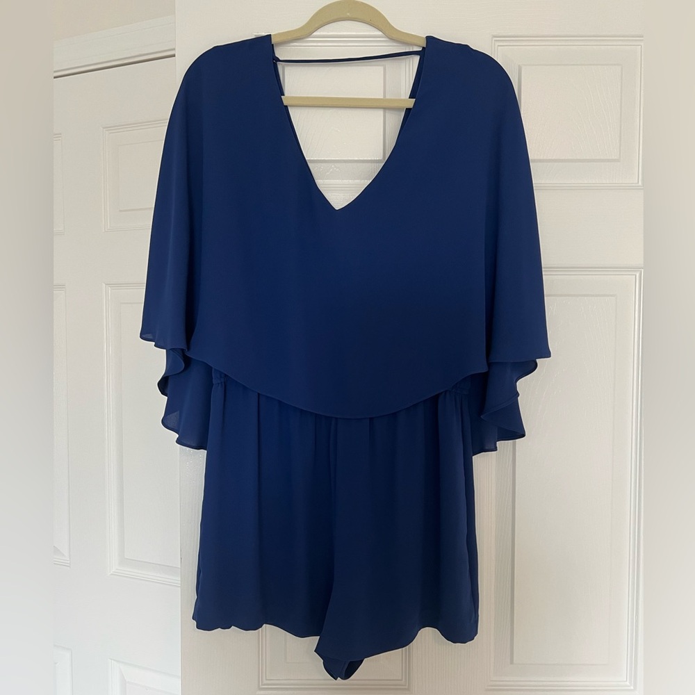 BCBGMaxAzria Navy Blue Women's Romper